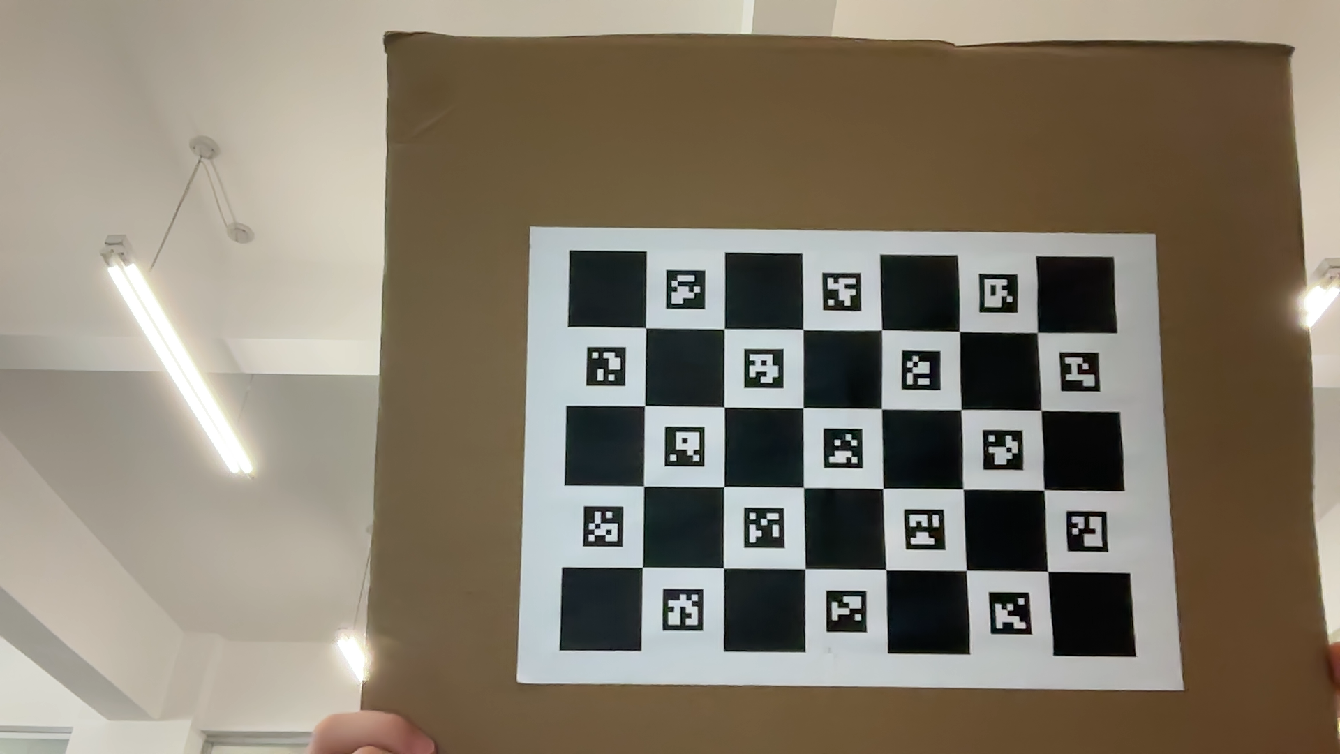 Calibration board setup